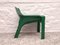 Italian Space Age Gaudi Armchair in Green by Vico Magistretti for Artemide, 1970s 5