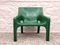 Italian Space Age Gaudi Armchair in Green by Vico Magistretti for Artemide, 1970s 4