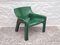 Italian Space Age Gaudi Armchair in Green by Vico Magistretti for Artemide, 1970s 2