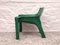 Italian Space Age Gaudi Armchair in Green by Vico Magistretti for Artemide, 1970s 7