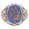 12 Karat Enamel Rose Gold Ring 1