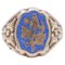 12 Karat Enamel Rose Gold Ring, Image 1