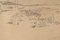 Roberto Ortuño Pascual, Figures on the Beach, 1975, Pencil on Paper, Framed 3