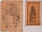 H. Scott, Figurative Drawings, 19th-Century, Pencil on Paper, Set of 2 1