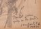 Schizzo di un uomo, anni '20, matita su carta, Immagine 3