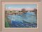 Strand-on-the-Green, Chiswick, en Plein Air, 20th-Century, Oil on Board, Framed, Image 1