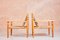 Mid-Century Chairs and Footstool by Audoux Minet for MCM, Set of 3, Image 3