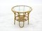 Mid-Century Coffee Table in Rattan and Bamboo with Glass, 1970s 9