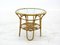 Mid-Century Coffee Table in Rattan and Bamboo with Glass, 1970s, Image 1