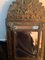 Antique Napoleon III French Beveled Brass Wood Mirror, Image 4