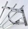 Bauhaus Chrome Wall Rack 1