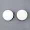 White Glass Ceiling Lights, 1950s, Set of 2, Image 8