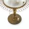 Dressing Table Lamps in Brass and Decorated Glass, 1950s, Set of 2, Image 10