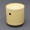 Round White Componibili Bedside Table by Anna Castelli for Kartell, 1960s, Image 2