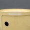Round White Componibili Bedside Table by Anna Castelli for Kartell, 1960s 10