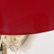 Rote italienische Mid-Century Messing Stehlampe von Stilux Milano. 1950er 13