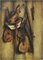 Francesca Strino, Bodegón italiano de instrumentos musicales, óleo sobre lienzo, enmarcado, Imagen 2
