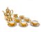 Golden 6-Person Tea Service, Set of 15, Image 1