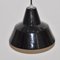 Black Enameled Metal Lamp, Image 2