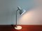Lampe de Bureau Réversible en Métal Blanc et Chrome, 1960s 10