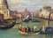 After Canaletto, Venice, Italian Landscape Painting, 2009, Oil on Canvas, Framed, Immagine 5