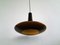 Large Brown Murano Glass Pendant Lamp from Peill & Putzler, Germany 4