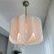 Large Modern White Acrylic Hanging Lamp, 1990s 3