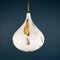 Mid-Century Italian Multicolor Opaline Murano Glass Pendant Lamp by Stilnovo, 1950s 5