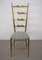 Mid-Century Italian Brass Chairs, 1950s., Set of 2, Image 6