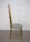 Italienische Mid-Century Messing Stühle, 1950er., 2er Set 9
