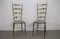 Mid-Century Italian Brass Chairs, 1950s., Set of 2, Image 3