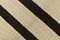 Beige Striped Hemp Runner Rug, Image 4