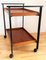 Mid-Century Italian Serving Bar Cart or Trolley with Teak Trays, 1960s, Image 12