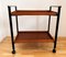 Mid-Century Italian Serving Bar Cart or Trolley with Teak Trays, 1960s, Image 7