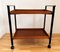 Mid-Century Italian Serving Bar Cart or Trolley with Teak Trays, 1960s, Image 7