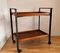 Mid-Century Italian Serving Bar Cart or Trolley with Teak Trays, 1960s, Image 3