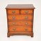 Burr Walnut Chest of Drawers, 1950s, Image 1