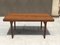 Table Scandinave en Teck Marron, 1960s 1