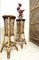 Mid-Century French Rattan and Bamboo Plant Stands, Set of 2, Image 2