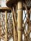 Französische Mid-Century Pflanzenständer aus Rattan & Bambus, 2er Set 11