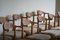 Esszimmerstühle aus Eiche mit Lammwolle von Henning Kjærnulf, 1960er, 10er Set 2