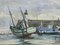 Maurice Bernard, Le port d'Erquy, Olio su tela, Incorniciato, Immagine 4