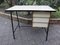 Small Asymmetrical Modernist Desk with 3 Drawers, France, 1950 1