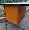 Small Asymmetrical Modernist Desk with 3 Drawers, France, 1950 4