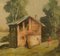 Country Scene, Italian Painting, 2006, Oil on Board, Framed 3