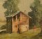 Country Scene, Italian Painting, 2006, Oil on Board, Framed, Image 3