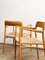 Mid-Century Danish Model 56 Chairs in Oak by Niels O. Møller for JL Mollers Møbelfabrik, 1950, Set of 4 12