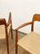 Mid-Century Danish Chairs Model 56 by Niels O. Møller for J. L. Mollers Møbelfabrik, 1950s, Set of 2, Image 9