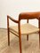 Mid-Century Danish Model 56 Chairs in Teak by Niels O. Møller for JL Mollers Møbelfabrik, 1950s, Set of 2 7