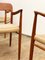 Mid-Century Danish Model 56 Chairs in Teak by Niels O. Møller for JL Mollers Møbelfabrik, 1950, Set of 4, Image 12